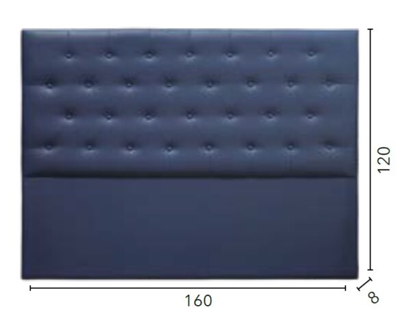 CABECERO GOLD 160X120CM - Imagen 3